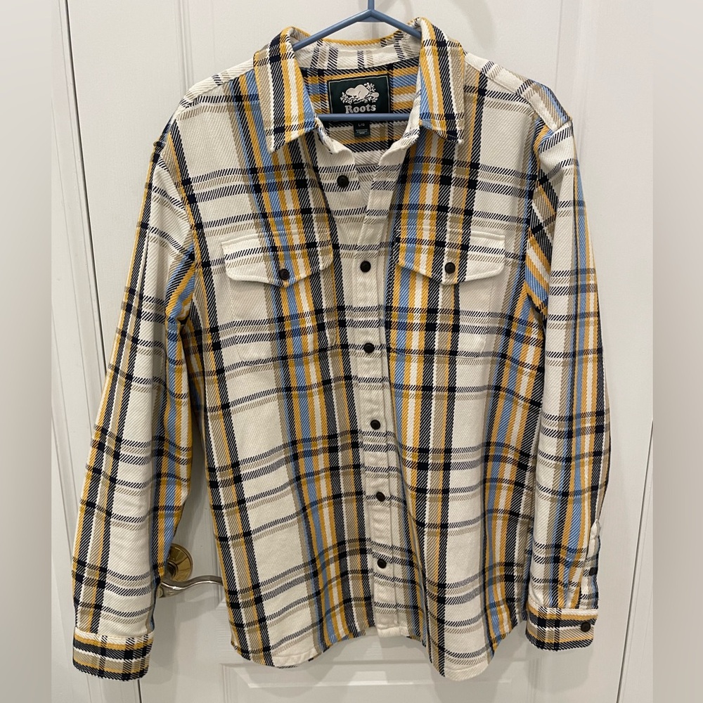 Roots Men's Cypress Twill Plaid Over Shirt